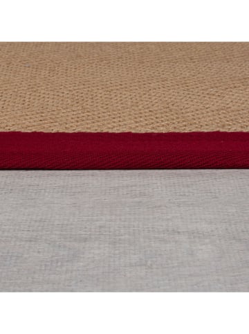 Flair Rugs Dywan w kolorze beżowo-czerwonym z juty