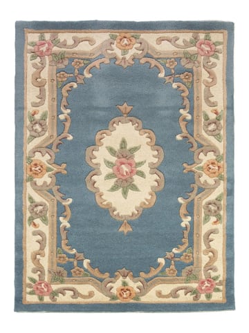 Flair Rugs Tapijt blauw/beige