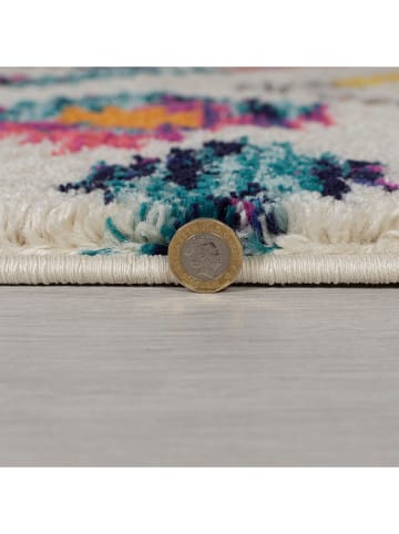 Flair Rugs Teppich in Creme/ Bunt