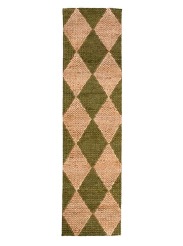 Flair Rugs Jute loper "Nolen" beige/kaki