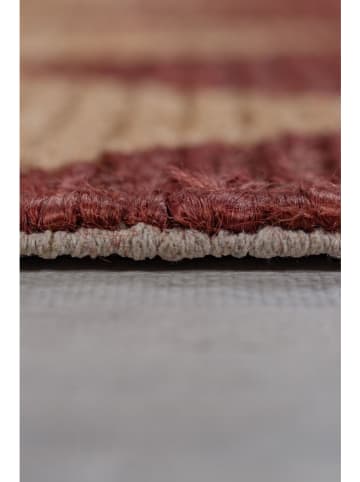 Flair Rugs Jute loper "Nolen" beige/oranje