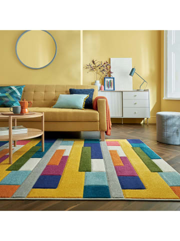 Flair Rugs Kurzflor-Teppich "Mambo" in Bunt