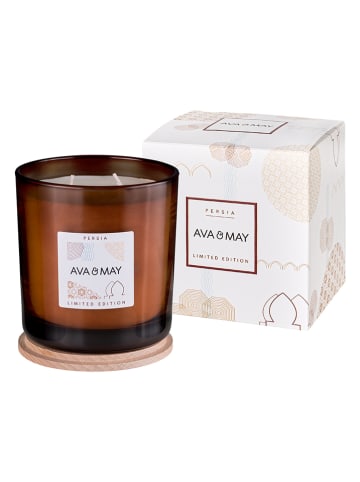 AVA & MAY Duftkerze "Persia" in Braun - 500 g