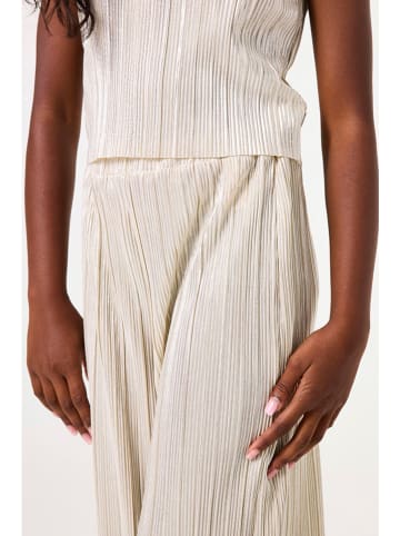 Garcia Spodnie w kolorze srebrnym