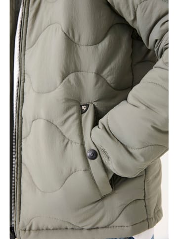 Garcia Doorgestikte jas grijs