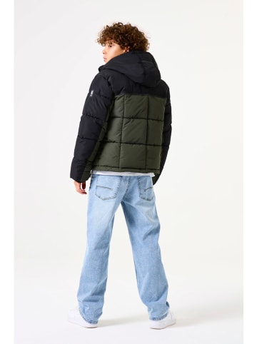 Garcia Steppjacke in Schwarz/ Khaki