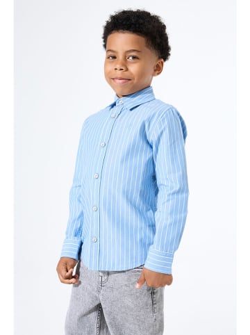 Garcia Blouse lichtblauw/wit