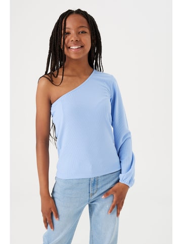 Garcia One-shoulder top lichtblauw