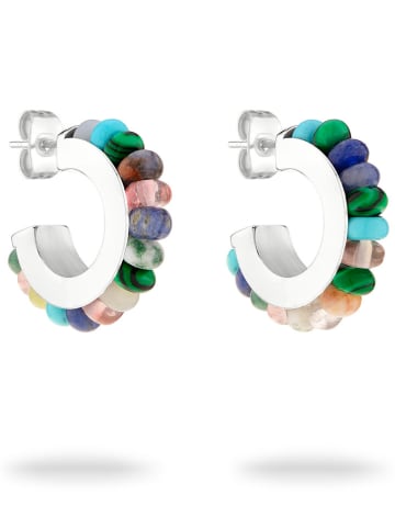 Tamaris Halbcreolen mit Ziersteinen