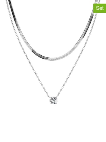 Tamaris 2-delige set: kettingen met sierelement - (L)50 cm