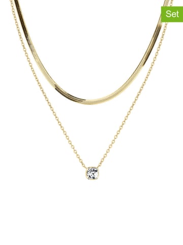 Tamaris Naszyjniki (2 szt.) z elementem ozdobnym - dł. 50 cm