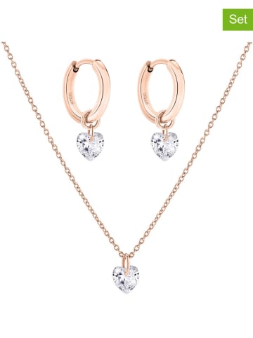 Tamaris 2-delige sieradenset: ketting en creolen