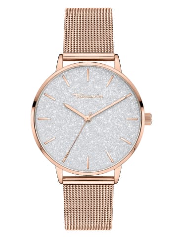 Tamaris Kwartshorloge roségoudkleurig/wit