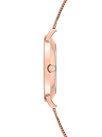 Tamaris Quarzuhr in Roségold/ Weiß