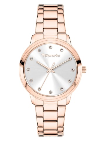 Tamaris Zegarek kwarcowy w kolorze różowozłoto-srebrnym