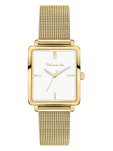 Tamaris Kwartshorloge goudkleurig/wit