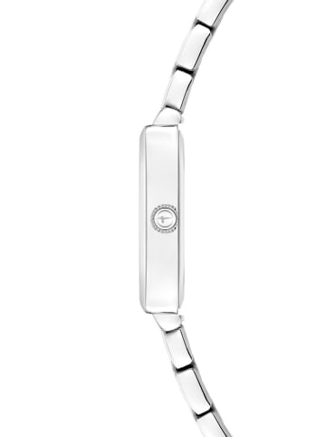 Tamaris Kwartshorloge zilverkleurig/lichtblauw