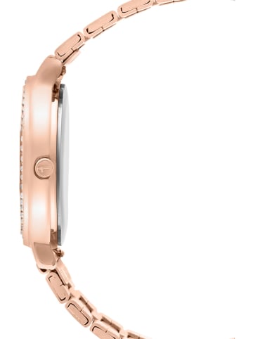 Tamaris Kwartshorloge roségoudkleurig/wit