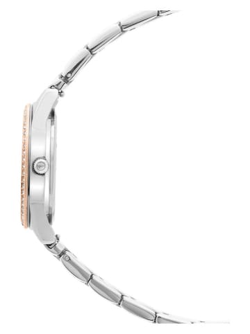 Tamaris Quarzuhr in Silber/ Blaugrau/ Gold