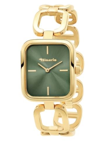 Tamaris Quarzuhr in Gold/ Grün