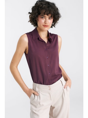 Nife Blusentop in Pflaume