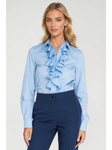 Nife Bluse in Hellblau