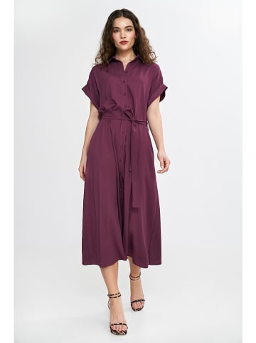 Nife Jurk pruimkleurig