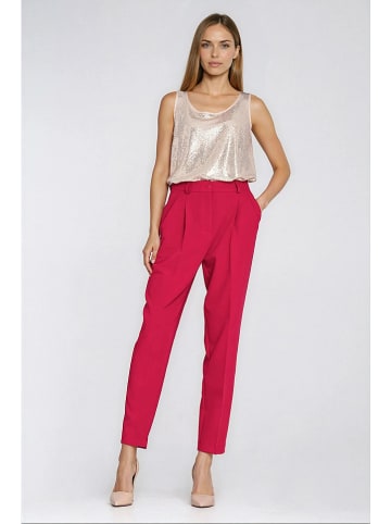 Nife Spodnie w kolorze czerwonym