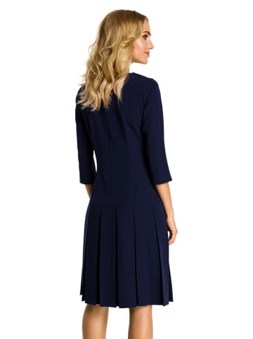 made of emotion Sukienka w kolorze granatowym