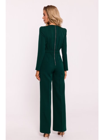 made of emotion Kombinezon w kolorze ciemnozielonym