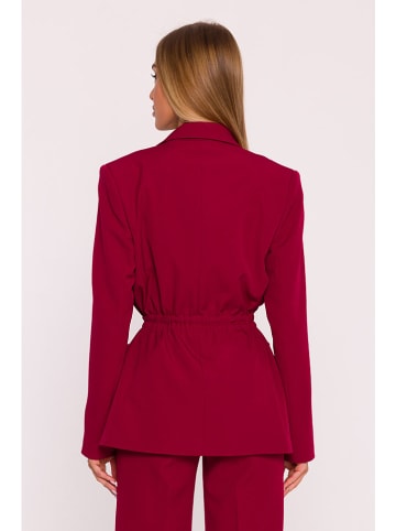 made of emotion Blezer w kolorze bordowym