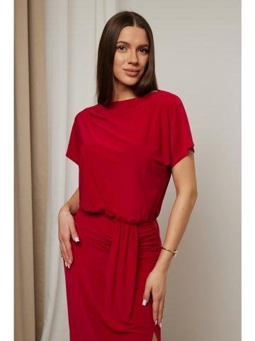 made of emotion Sukienka w kolorze czerwonym