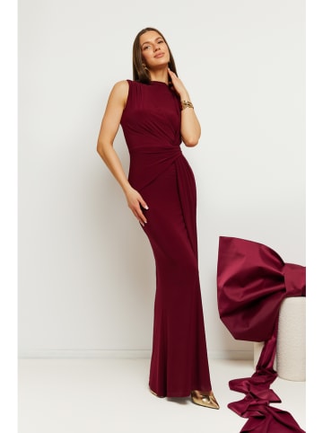 made of emotion Sukienka w kolorze bordowym