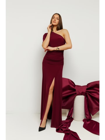 made of emotion Sukienka w kolorze bordowym