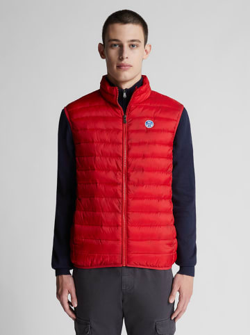 North Sails Doorgestikte bodywarmer rood