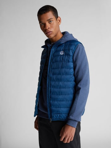 North Sails Doorgestikte bodywarmer blauw