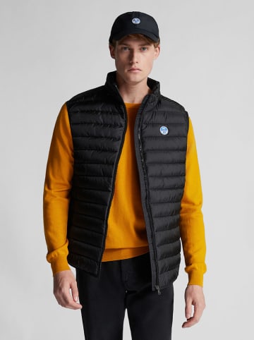 North Sails Doorgestikte bodywarmer zwart