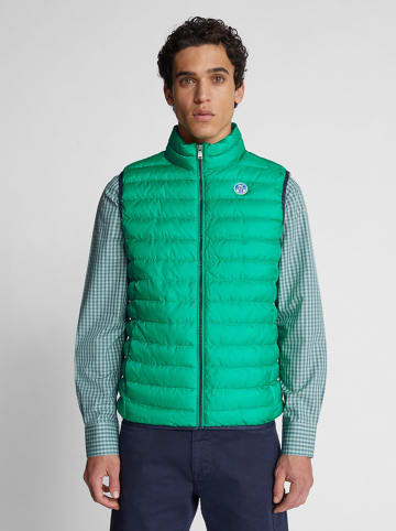 North Sails Kamizelka pikowana w kolorze zielonym
