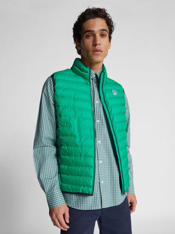 North Sails Doorgestikte bodywarmer groen