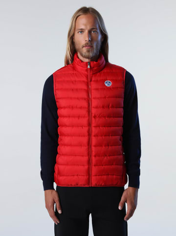 North Sails Doorgestikte bodywarmer rood