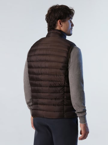 North Sails Doorgestikte bodywarmer bruin