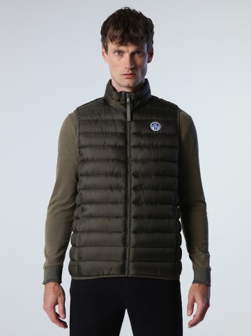 North Sails Kamizelka pikowana w kolorze khaki