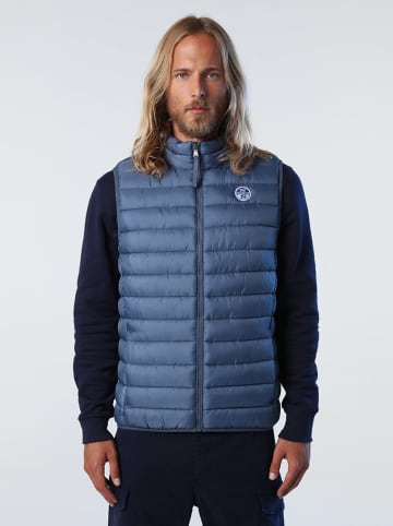 North Sails Doorgestikte bodywarmer blauw