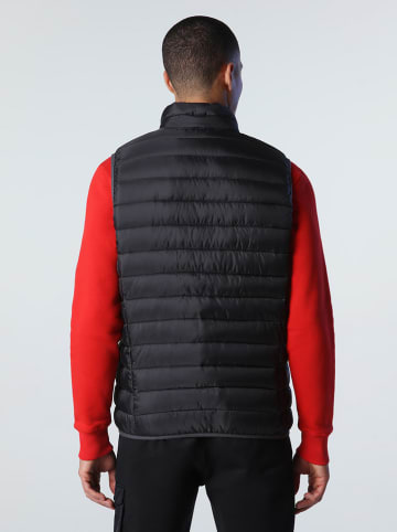 North Sails Doorgestikte bodywarmer antraciet