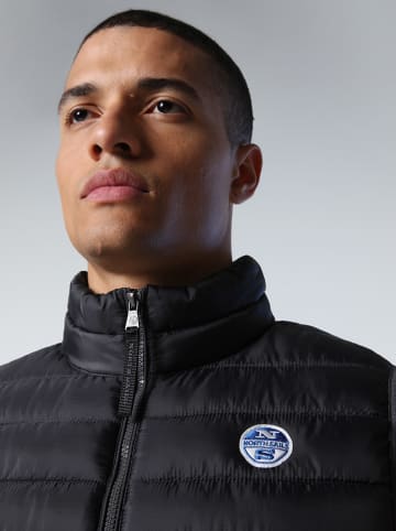 North Sails Doorgestikte bodywarmer antraciet