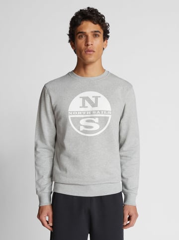 North Sails Sweatshirt in Hellgrau