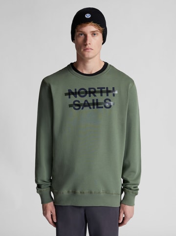 North Sails Sweatshirt in Grün