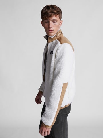 North Sails Fleecejacke in Weiß/ Beige
