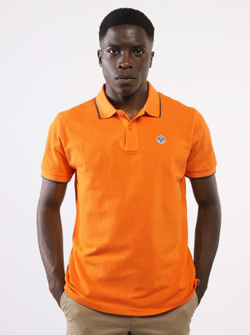 North Sails Poloshirt oranje