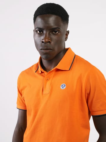 North Sails Poloshirt oranje